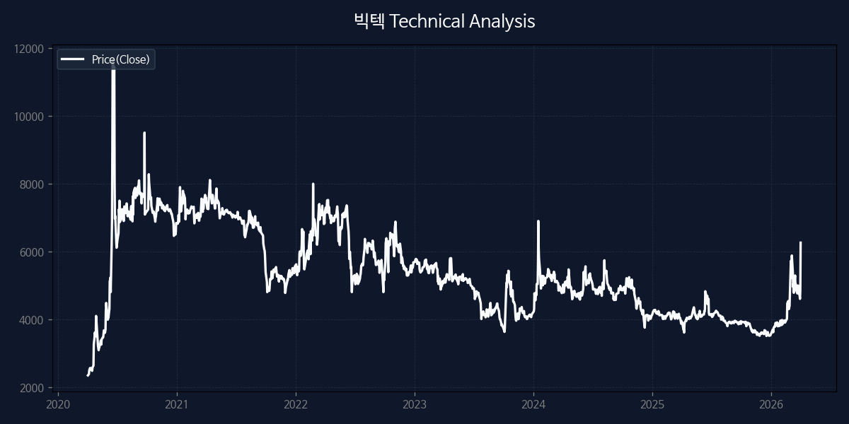 빅텍 차트 분석
